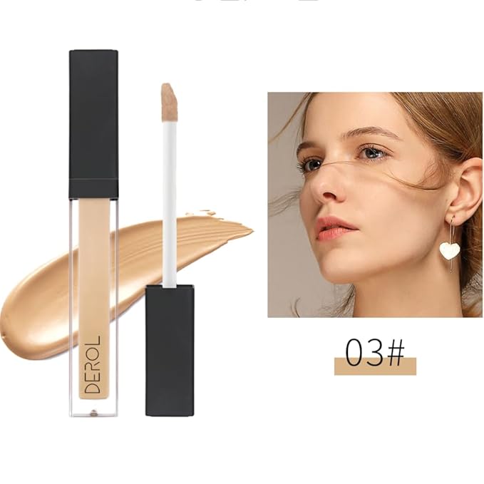 Liquid Concealer Makeup - Natural Coverage & Highly Pigmented Lightweight Concealers 6.5ml (03)-VivaGrace Women