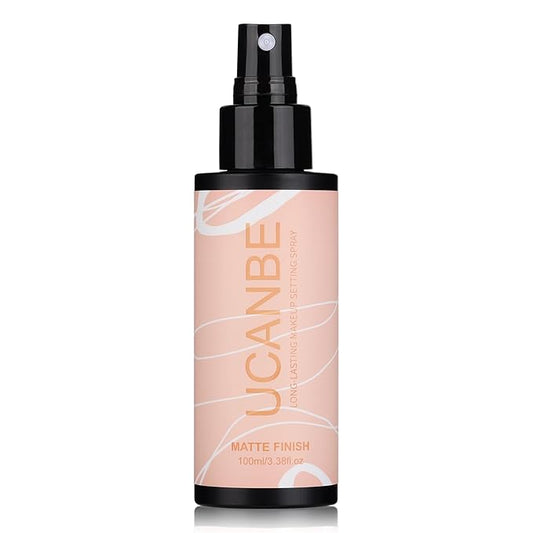 UCANBE Ultra Matte Makeup Setting Spray for Oily Skin, Long Lasting Finishing Spray for Face Make Up, Weightless Mattifying Setting Mist, 3.38 Fl.oz-VivaGrace Women