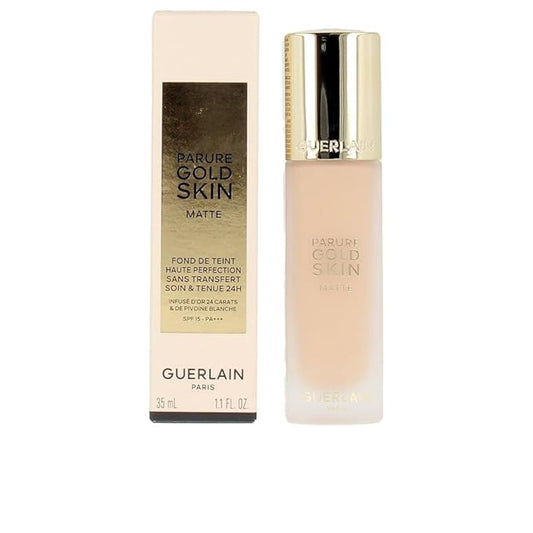 Parure Gold Skin Matte 24H Wear No-Transfer Foundation SPF 15-2N Neutral by Guerlain for Women - 1.1 oz Foundation-VivaGrace Women