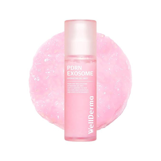 WELLDERMA PDRN Exosome Gel Mist, 100ml / 3.38 fl.oz – Hydrating & Soothing Hydrogel Face Mist with Collagen, Peptides, Hyaluronic Acid, and Botanical Extracts for Daily Skincare-VivaGrace Women