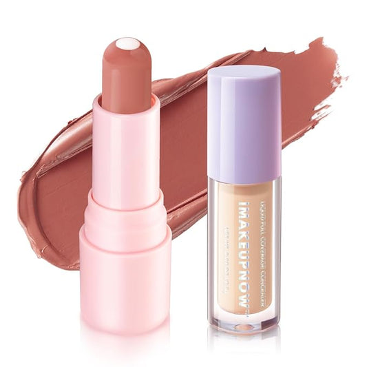 tinted lip balm, Conditioning & Nourishing Lip Balm, Matching concealer to cover lip lines and enhance color development- DUSTY ROSE-VivaGrace Women