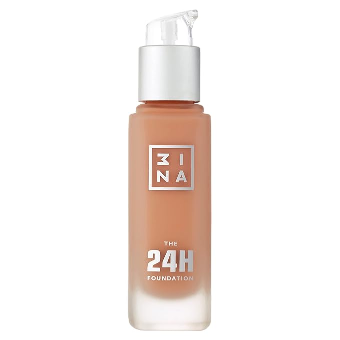 3INA The 24H Foundation 615-24H Long-Wearing Formula - Medium To High Buildable Coverage - Smooth Matte Finish - Expanded Shade Selection - Waterproof, Cruelty Free, Vegan Makeup - 1.01 Oz-VivaGrace Women