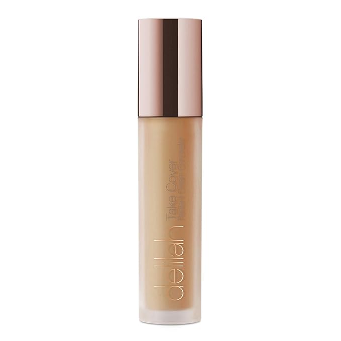 delilah - Take Cover Radiant Cream Concealer - Chashmere - Blendable, Hydrating, Long-Lasting, Light Reflecting, Imperfections Corrector - Enriched with Vitamin E - Medium to Full Coverage - 0.12 Oz-VivaGrace Women