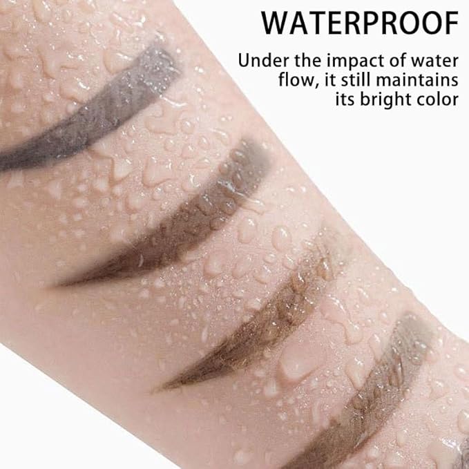 2pcs Light Brown Tattoo Eyebrow Gel Tinting, Waterproof & Transfer-proof for Fuller Brows, Suitable for All Skin Types (Light Brown, 2Pcs)-VivaGrace Women