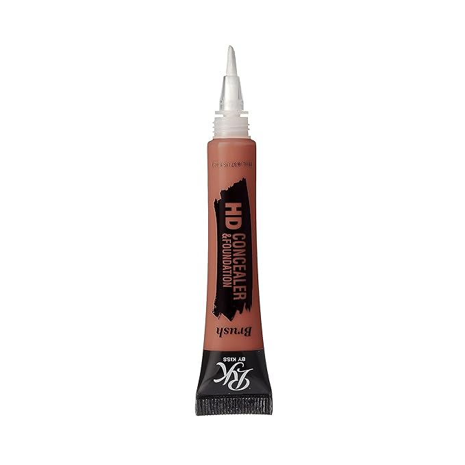 Ruby Kisses HD Concealer & Foundation Flawless Full Cover Brush Face Makeup (Orange Corrector)-VivaGrace Women