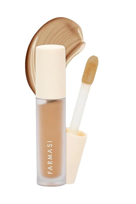 FARMASI Vfx Pro Liquid Concealer Makeup, All-in-one Full Coverage, Highly Pigmented Concealer for All Skin Type, Hide Shadows & Imperfections, Enhance Skin Fullness Foundation Concealer 0,24 Fl Oz N12-VivaGrace Women