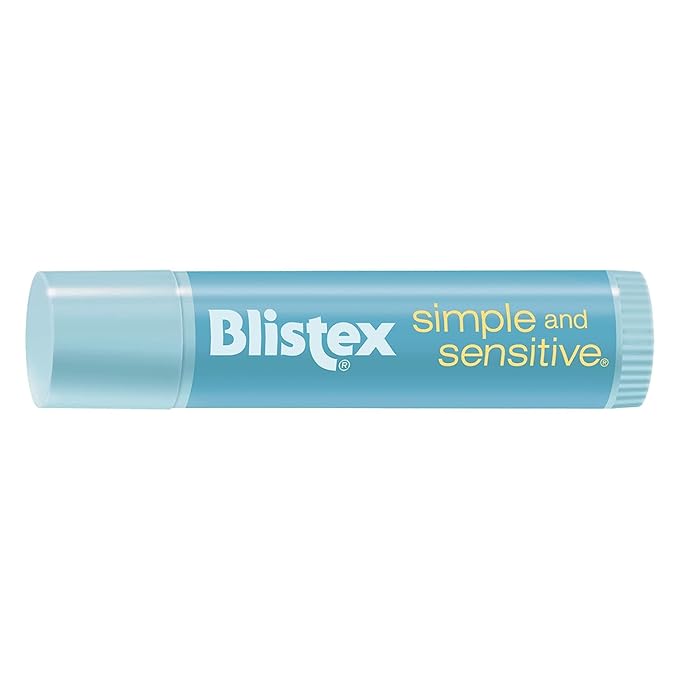 Blistex Simple and Sensitive Hypo-allergenic, Non-irritating Lip Moisturizer, (5-pack)-VivaGrace Women