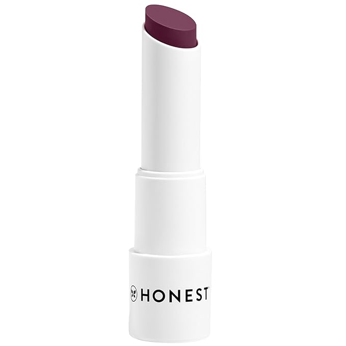 Honest Beauty Tinted Lip Balm | Antioxidant-rich Acai Extracts + Avocado Oil | EWG Certified, Vegan, Cruelty Free | Plum Drop-VivaGrace Women