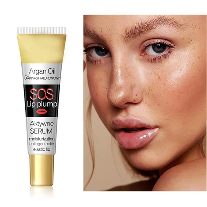 GL-Turelifes Lip Plumper Lip Gloss, Lip Maximizer Plumper Lip Extreme Volume, Heathly Enhancer Hydrated Lips, Moisturize, Refine Dryness Wrinkles Enhances Plump Gloss-VivaGrace Women