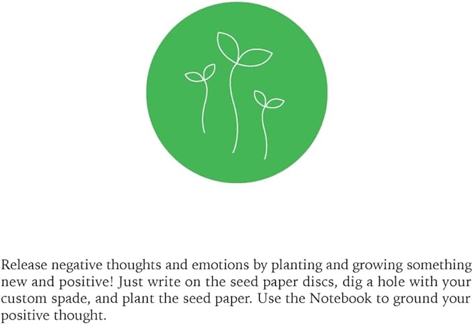 The Earth Kit by Two Sage Sisters - Self Care Kit with Seed Paper Disks, Notebook, Marker, and Shovel, Pamper and Self Care Gifts for Women and Men, Mens and Womens Care Package for Wellness-VivaGrace Women