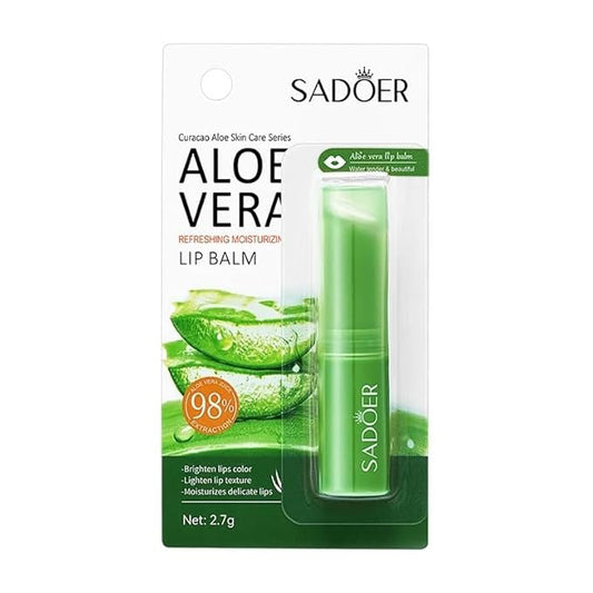 Sadoer 98% AloeVera lip balm-VivaGrace Women