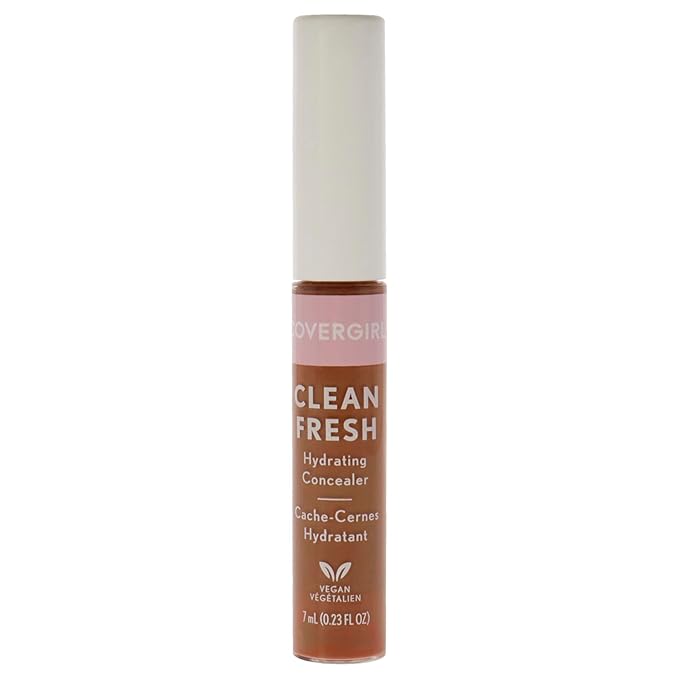 COVERGIRL Clean Fresh Hydrating Concealer, Deep Dark, 0.23 Fl Oz-VivaGrace Women