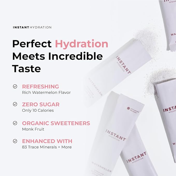 Instant Hydration Electrolytes Powder Packets - Electrolyte Drink Mix - Zero Sugar - Keto, Vegan, Gluten-Free, Non-GMO - Boost Recovery, Brain Health, Muscle & Tissue Support- 30 Sticks-VivaGrace Women