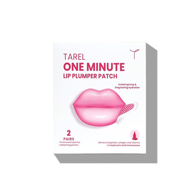 One Minute Lip Plumper Patch - Instant Lip Hydration Patch with Hyaluronic Acid & Collagen Microvector from Tarel Laboratory-VivaGrace Women