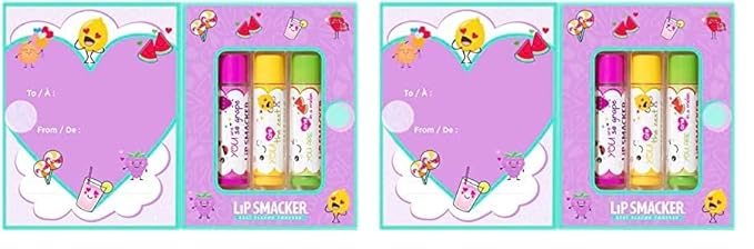 Lip Smacker Valentine's Day Collection Story Book Purple Cover (Pack of 2)-VivaGrace Women