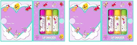 Lip Smacker Valentine's Day Collection Story Book Purple Cover (Pack of 2)-VivaGrace Women