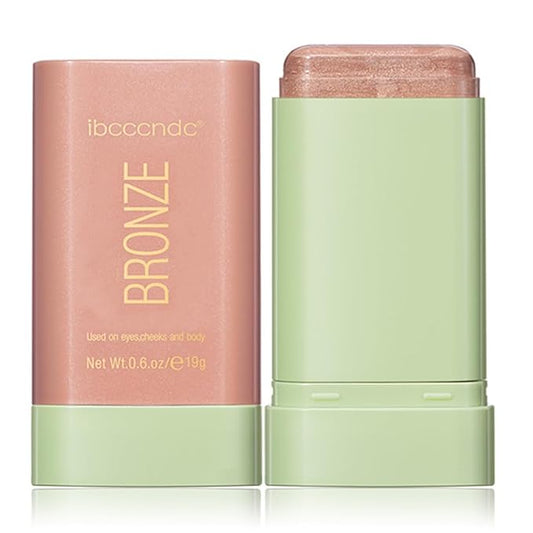 Multi-Use Makeup Blush Stick, Cream Blush Stick, Tinted Solid Moisturizer Stick for Cheek & Eyes & Lips, Waterproof Natural Nude Makeup, Suitable for All Skin (2#Soft Glow)-VivaGrace Women