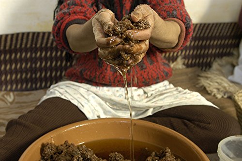 US Organic Moroccan Argan Oil, Cold-Pressed Virgin, USDA Certified, 100% Pure, Unrefined, for Hair, Skin, Nail & Cuticle Care, in Amber Glass Bottle, Sourced from Morocco (4 oz (Large))-VivaGrace Women