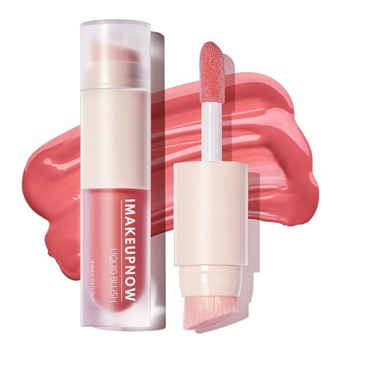Liquid Cream Blush Stick Makeup for Cheeks | Build-in Brush - Application & Blending in One #L001-VivaGrace Women