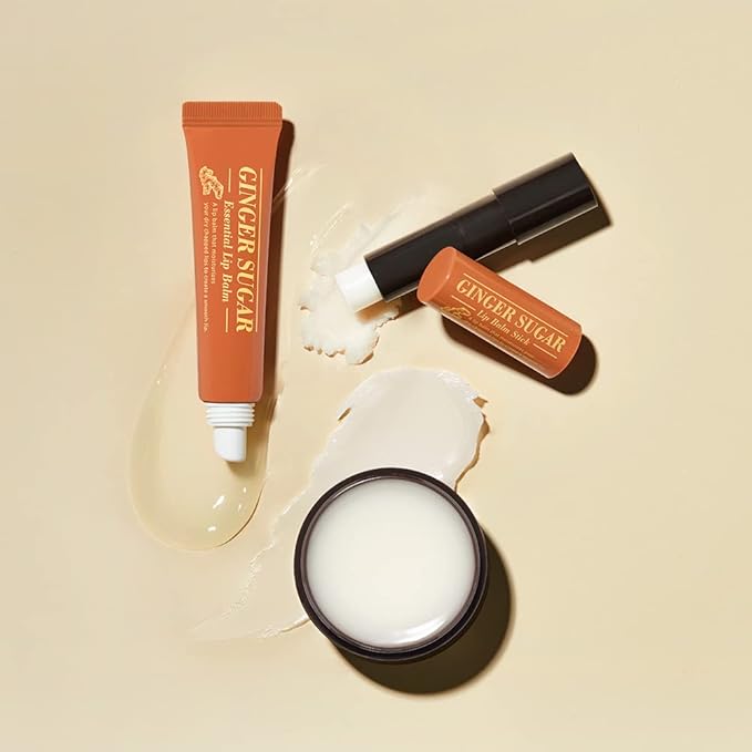 ETUDE Ginger Sugar Overnight Lip Mask 25g | Korean Lip Sleeping Mask Skin Care | Smooth and Moist Lips | Natural Ingredients Nourish & Hydrate Ginger Shea Butter Give Moisturizing Effect-VivaGrace Women