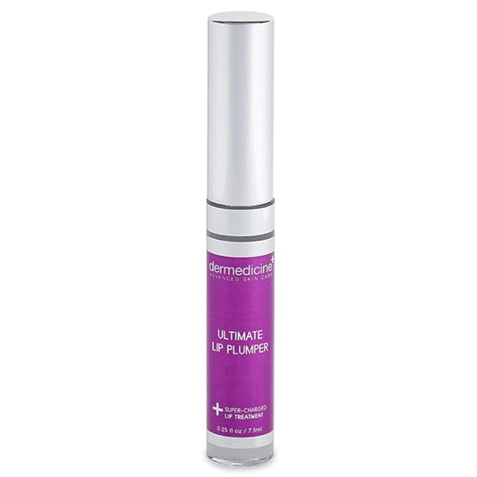 Ultimate Lip Plumper Super-Charged Lip Treatment w/Peptides, Vitamin E & Hyaluronic Spheres | May Enhances and Boost Lips for a Plumper Appearance 0.25 fl oz / 7.5ml-VivaGrace Women