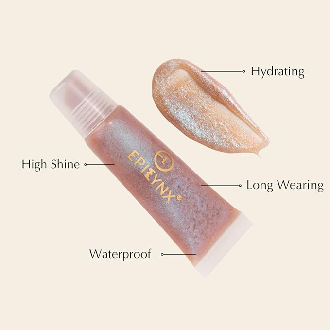 Fun Colors Vegan Lip Balm - Lightweight, Moisturizing Formula for Hydration and Long Lasting Wear - Allergen Free for Sensitive Skin - Mysterious Shimmer EPILYNX by Dr. Liia-VivaGrace Women