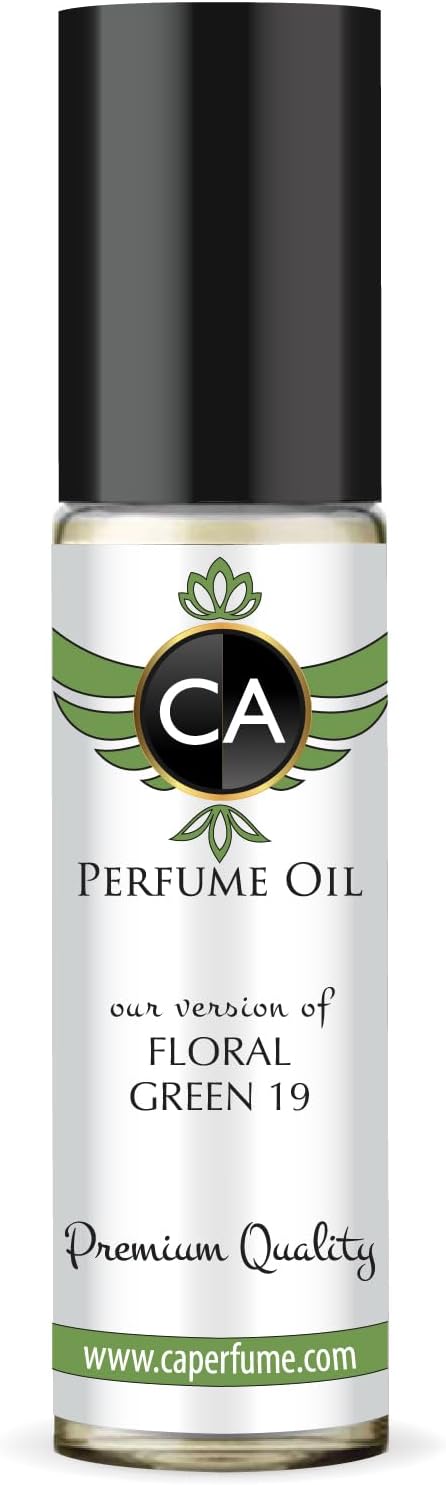 CA Perfume Impression of Floral Green 19 For Women Replica Fragrance Body Oil Dupes Attar Roll-On 0.3 Fl Oz/10ml-X1-VivaGrace Women