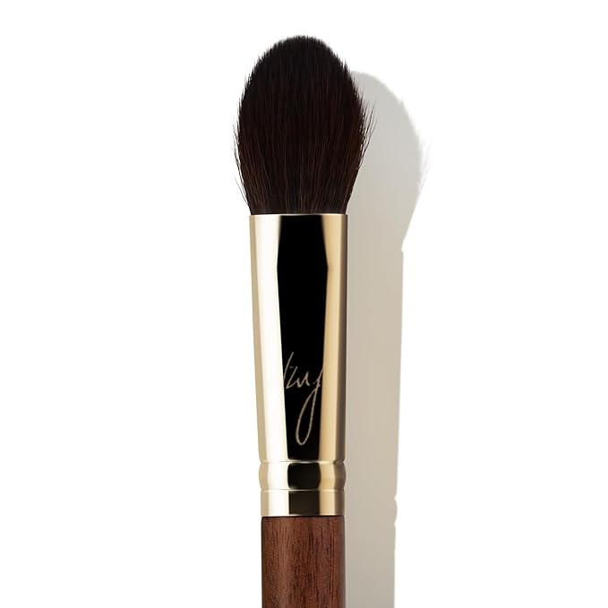 [SOO ADOR] BY MAENG #32 Cheek Brush - Precision Tool for Blush Application and Defined Cheek Colors | Designed by K-Pop Makeup Artist Maeng | Makeup Brush Blush Brush-VivaGrace Women