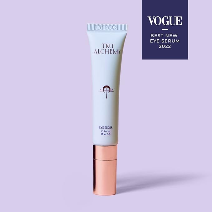 Tru Alchemy Eye Elixir Cooling Eye Treatment Cream - Dark Circle Eye Cream for Puffiness and Bags Under Eyes - Caffeine, Hyaluronic Acid, Vitamin C-VivaGrace Women