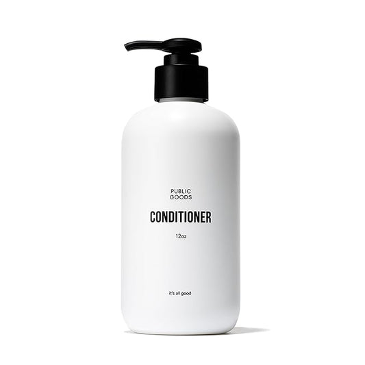 Public Goods Conditioner for Women & Men | Natural Conditioner to Protect & Moisturize Dry Hair | Made with Organic Essential Oils | Sulfate & Paraben Free | Vegan Friendly | 12 Fl Oz Bottle-VivaGrace Women