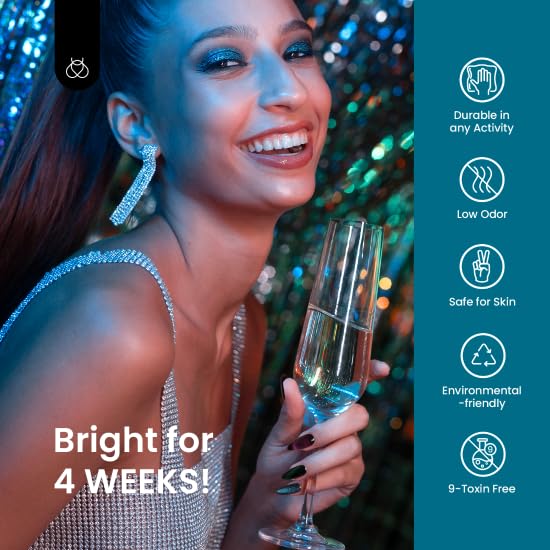 Beetles Cat Eye Gel Polish Set - 24Pcs 20 Colors Glitter Dark Color Changing Gel Nail Polish Kit with Base Gel Glossy Matte Top Coat Soak off UV DIY Nail Art Salon Ombre Black Nails Gift-VivaGrace Women