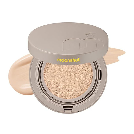 MOONSHOT KOREA Conscious Fit Cushion Foundation Medium Coverage, Long-Lasting & Buildable Foundation For A Smooth, Satin Finish, Vegan & Cruelty-Free,k-beauty (17N Cosmic Latte)-VivaGrace Women