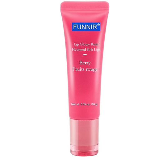 Lip Glowy Balm of Berry Scent,Moisturizing Lip Balm For A Sheer Tint Of Color-10g, Hydrate, Glossy, Lightweight, Moisturize & Tint with Shea Butter-VivaGrace Women