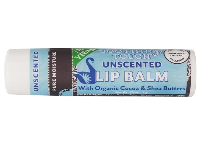 Soothing Touch - Vegan Lip Balm Unflavored - 0.25 oz.-VivaGrace Women
