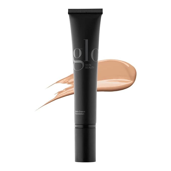 Glo Skin Beauty Satin Cream Foundation Makeup for Face, Golden - Full Coverage, Semi Matte Finish, Conceal Blemishes & Even Skin Tone-VivaGrace Women