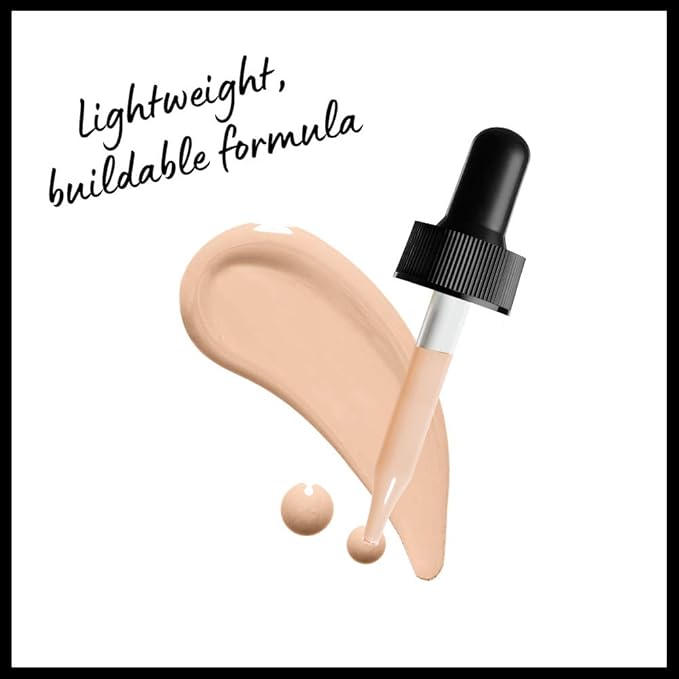 NYX PROFESSIONAL MAKEUP Total Control Pro Drop Foundation, Skin-True Buildable Coverage - Light Ivory-VivaGrace Women