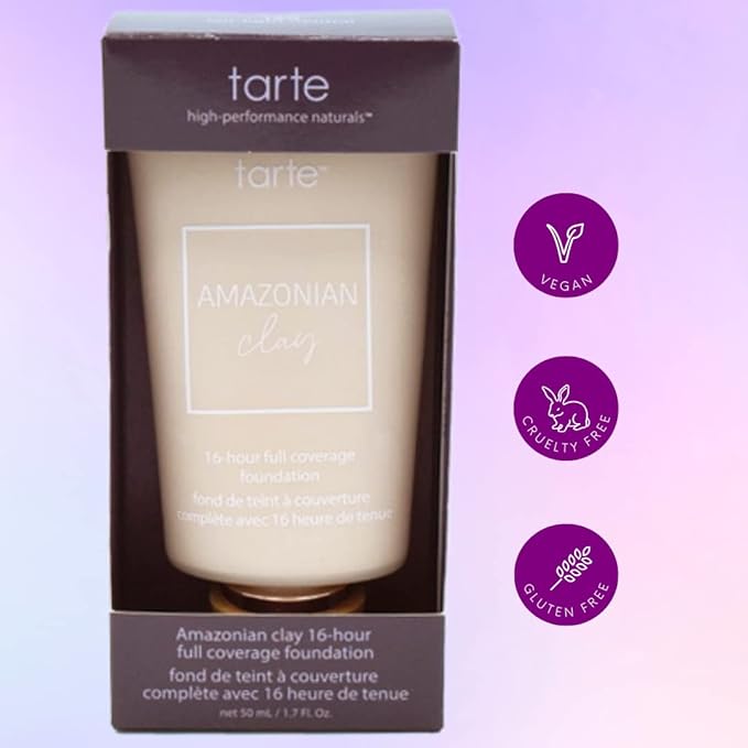 tarte Amazonian Clay 16-Hour Full Coverage Foundation 18N Fair-Light Neutral-VivaGrace Women