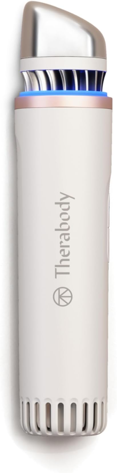 Therabody TheraFace Depuffing Wand – Cold and heat skincare treatment to depuff and glow; beauty wand, face roller and eye massager for dark circles and radiant skin (White)