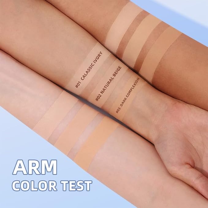 Oil Control Face Pressed Powder, Matte and Smooth Translucent Powder Setting Powder Makeup, Waterproof Long Lasting Finishing Face Powder, Cruelty-free(#02 NATURAL BEIGE)-VivaGrace Women