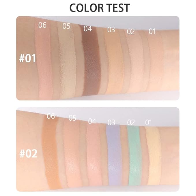 Concealer Cream Makeup Palette Color Corrector,Under Eye Brightener Concealer Dark Circle Concealer Palette,Waterproof Foundation Cream Based Makeup Palette Full Face Contour Kit for Beginners-VivaGrace Women