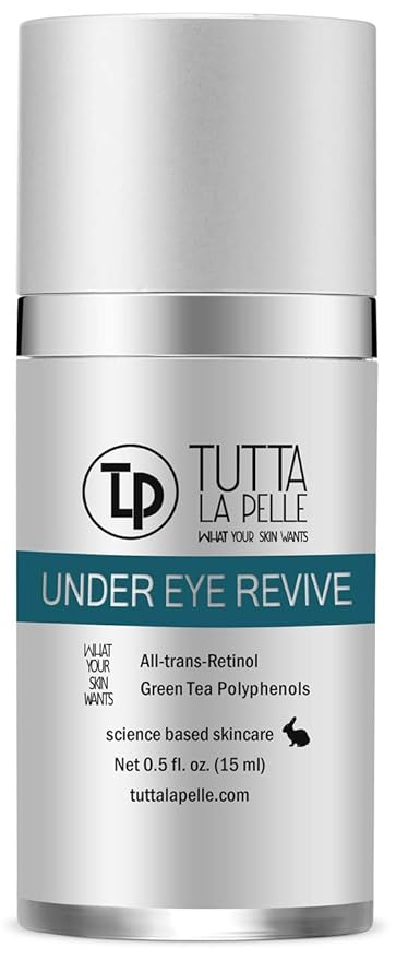 Under Eye Repair Cream - All-Trans-Retinol UNDER EYE REVIVE Anti Aging Eye Cream For Dark Circles And Puffiness, Under Eye Bags, Fine lines, Wrinkles - 0.5 Oz-VivaGrace Women