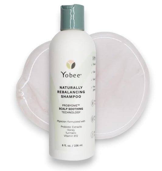 Yobee Rebalancing Shampoo – Sulfate-Free Dry, Flaky & Itchy Scalp Care | Probiotic Shampoo with Organic Honey, Turmeric, Vitamin B12 & Oat | Dandruff, Eczema & Psoriasis Relief | Doctor Founded-VivaGrace Women