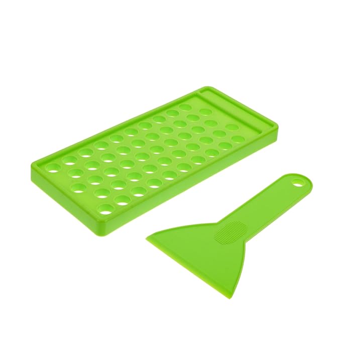 50 Lipstick Filling Mold lip balm pour kit lip balm tube tray lipstick Tray lip tubes stand tray lip balm container tray lip balm tube filling tray kit plastic small-VivaGrace Women