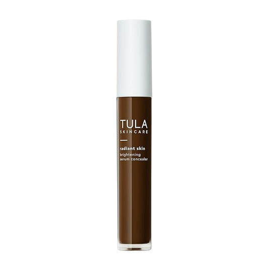 TULA Skin Care Radiant Skin Brightening Serum Concealer - Conceals Dark Circles & Discoloration, Longwearing & Crease-Resistant, Brightens the Appearance of Skin Over Time, Shade 195, 0.18 fl oz.-VivaGrace Women