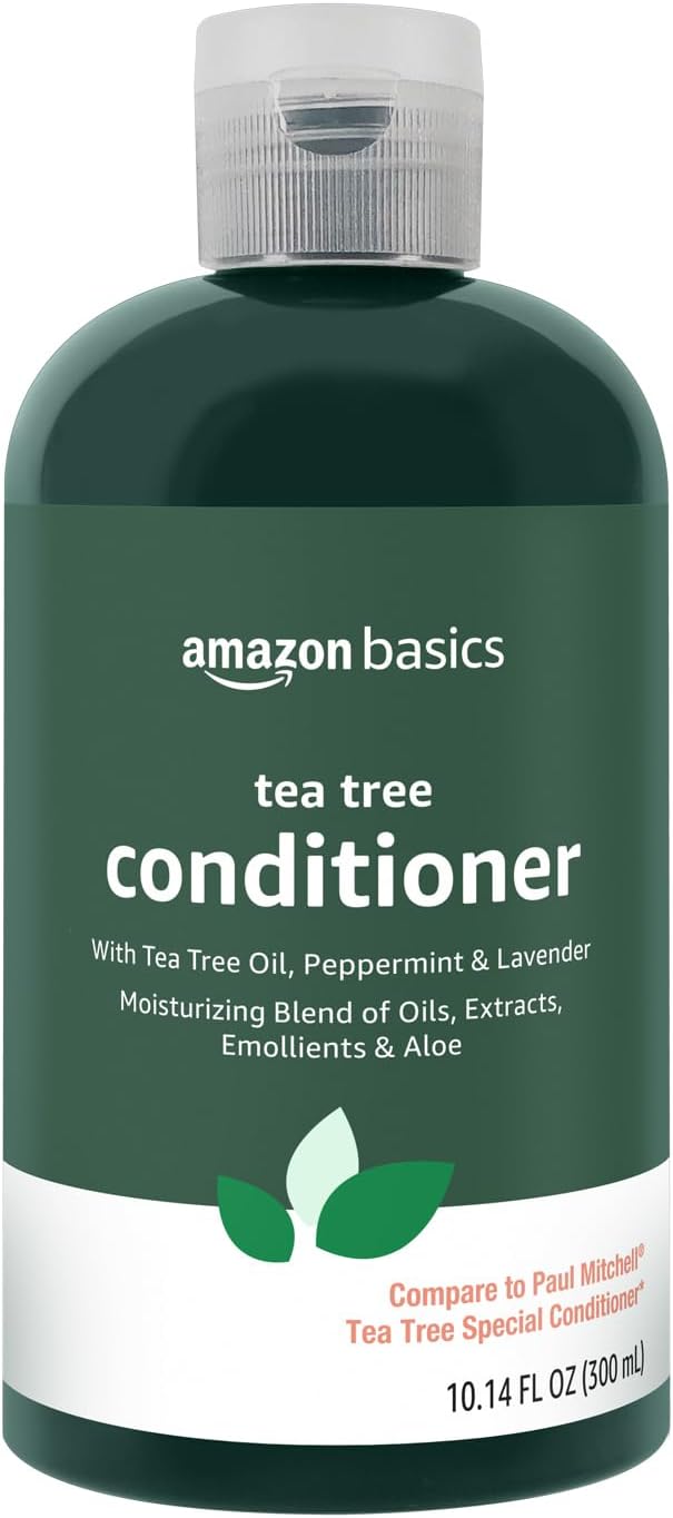 Amazon Basics Tea Tree Conditioner, 10.14 Fl Oz, Pack of 1-VivaGrace Women