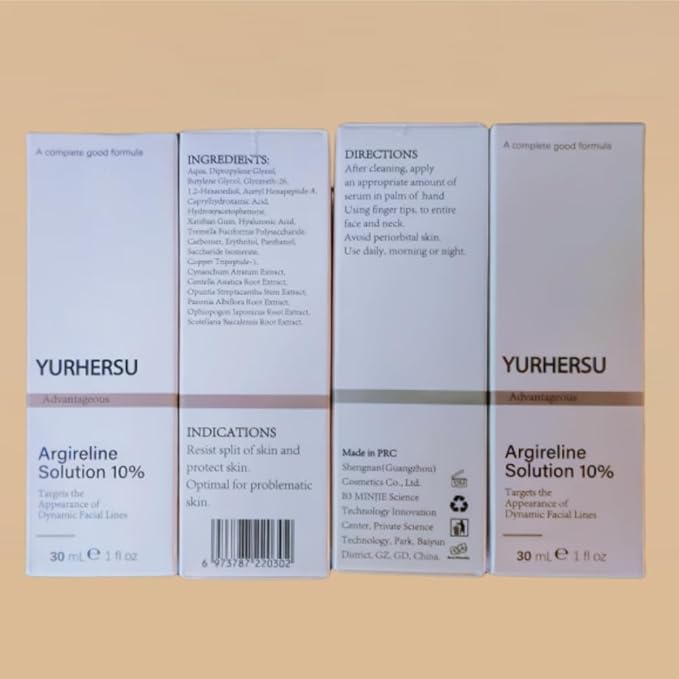 Argireline Serum For Face, Advanced Anti-Wrinkle Facial Serum For Women, Moisturizing Argireline 10% Solution For Face, Argireline Peptide.Suitable For All Skin (1, 1PC)-VivaGrace Women