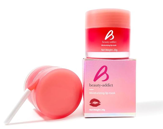 BEAUTY ADDICT Collagen Lip Mask - Strawberry Pout Lip Shine-VivaGrace Women