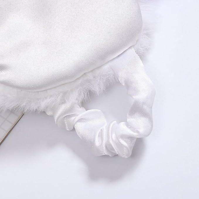 Fox Eye Mask Plush Fox Cloud Sheep Dream Eye Cover Sleeping Mask Eye Band Shade Blindfold Goggles Relax Travel Eye Patch-VivaGrace Women