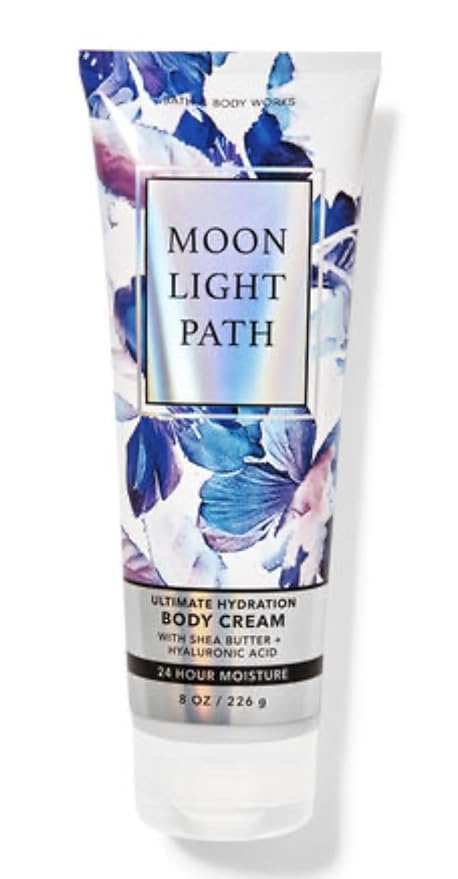 White Barn - Bath and Body Works - Gift Set 2 Piece Bundle - with Gift Bag HELLO GORGEOUS (Moonlight Path)-VivaGrace Women