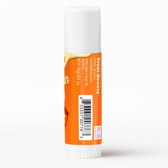 TREAT© Jumbo Organic & Cruelty Free .50 OZ (Pumpkin Spice Lip Balm)-VivaGrace Women